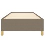 Estructura de cama de tela gris taupe 100x200 cm de vidaXL, Camas y somieres - Ref: Foro24-347145, Precio: 79,42 €, Descuento: %