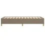 Estructura de cama de tela gris taupe 100x200 cm de vidaXL, Camas y somieres - Ref: Foro24-347145, Precio: 78,38 €, Descuento: %