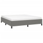 Estructura de cama tela gris oscuro 180x200 cm de vidaXL, Camas y somieres - Ref: Foro24-347083, Precio: 136,00 €, Descuento: %