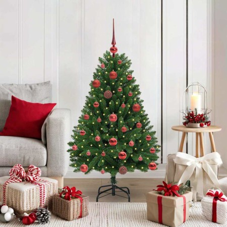 Árbol de Navidad artificial Verde 120 cm PVC y Metal en Decoración Festiva y Estacional | Comprar online en Foru.es