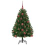 Árbol de Navidad artificial Verde 120 cm PVC y Metal en Decoración Festiva y Estacional | Comprar online en Foru.es