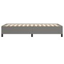 Estructura de cama de tela gris oscuro 80x200 cm de vidaXL, Camas y somieres - Ref: Foro24-347019, Precio: 101,01 €, Descuent...