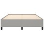 Estructura de cama de tela gris claro 140x190 cm de vidaXL, Camas y somieres - Ref: Foro24-347058, Precio: 112,11 €, Descuent...