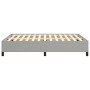 Estructura de cama de tela gris claro 140x190 cm de vidaXL, Camas y somieres - Ref: Foro24-347058, Precio: 112,11 €, Descuent...