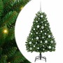 Árbol de Navidad artificial Verde 120 cm PVC y Metal en Decoración Festiva y Estacional | Comprar online en Foru.es