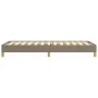 Estructura de cama de tela gris taupe 90x190 cm de vidaXL, Camas y somieres - Ref: Foro24-346782, Precio: 77,23 €, Descuento: %