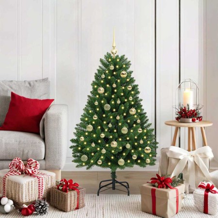 Árbol de Navidad artificial Verde 120 cm PVC y Metal en Decoración Festiva y Estacional | Comprar online en Foru.es