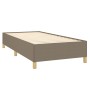 Estructura de cama de tela gris taupe 90x190 cm de vidaXL, Camas y somieres - Ref: Foro24-347129, Precio: 97,68 €, Descuento: %