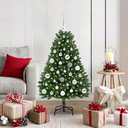 Árbol de Navidad artificial Verde 120 cm PVC y Metal en Decoración Festiva y Estacional | Comprar online en Foru.es