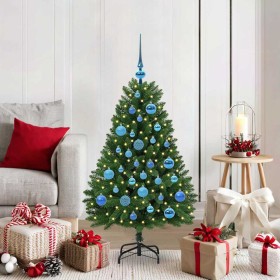 Árbol de Navidad artificial Verde 120 cm PVC y Metal en Decoración Festiva y Estacional | Comprar online en Foru.es