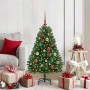 Árbol de Navidad artificial Verde 120 cm PVC y Metal en Decoración Festiva y Estacional | Comprar online en Foru.es