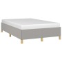 Estructura de cama de tela gris claro 120x200 cm de vidaXL, Camas y somieres - Ref: Foro24-347149, Precio: 110,09 €, Descuent...