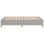 Estructura de cama de tela gris claro 120x200 cm de vidaXL, Camas y somieres - Ref: Foro24-347149, Precio: 110,09 €, Descuent...