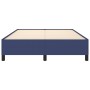 Estructura de cama de tela azul 140x190 cm de vidaXL, Camas y somieres - Ref: Foro24-347064, Precio: 112,11 €, Descuento: %