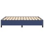 Estructura de cama de tela azul 140x190 cm de vidaXL, Camas y somieres - Ref: Foro24-347064, Precio: 112,11 €, Descuento: %