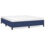 Estructura de cama tela azul 180x200 cm de vidaXL, Camas y somieres - Ref: Foro24-347088, Precio: 116,12 €, Descuento: %