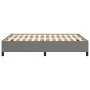 Estructura de cama de tela gris oscuro 140x200 cm de vidaXL, Camas y somieres - Ref: Foro24-347067, Precio: 115,17 €, Descuen...