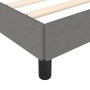 Estructura de cama de tela gris oscuro 140x200 cm de vidaXL, Camas y somieres - Ref: Foro24-347067, Precio: 115,17 €, Descuen...