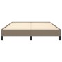Estructura de cama de tela gris taupe 140x200 cm de vidaXL, Camas y somieres - Ref: Foro24-346724, Precio: 120,54 €, Descuent...