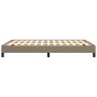 Estructura de cama de tela gris taupe 140x200 cm de vidaXL, Camas y somieres - Ref: Foro24-346724, Precio: 120,54 €, Descuent...