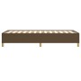 Estructura de cama de tela marrón 80x200 cm de vidaXL, Camas y somieres - Ref: Foro24-347120, Precio: 90,64 €, Descuento: %
