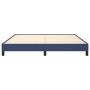 Estructura de cama de tela azul 160x200 cm de vidaXL, Camas y somieres - Ref: Foro24-346734, Precio: 104,29 €, Descuento: %