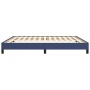 Estructura de cama de tela azul 160x200 cm de vidaXL, Camas y somieres - Ref: Foro24-346734, Precio: 104,29 €, Descuento: %