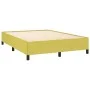 Estructura de cama de tela verde 140x190 cm de vidaXL, Camas y somieres - Ref: Foro24-347065, Precio: 94,65 €, Descuento: %