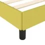 Estructura de cama de tela verde 140x190 cm de vidaXL, Camas y somieres - Ref: Foro24-347065, Precio: 94,65 €, Descuento: %