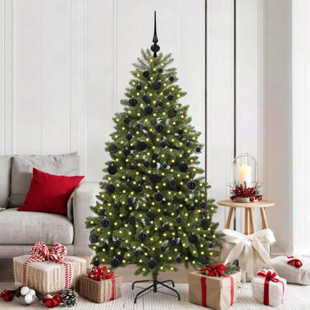 Árbol de Navidad artificial Verde 180 cm PVC y Metal en Decoración Festiva y Estacional | Comprar online en Foru.es