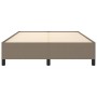 Estructura de cama de tela gris taupe 140x200 cm de vidaXL, Camas y somieres - Ref: Foro24-347070, Precio: 153,22 €, Descuent...