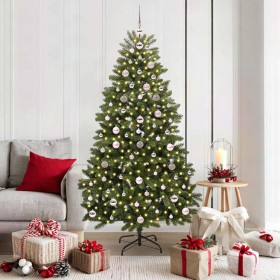Árbol de Navidad artificial Verde 180 cm PVC y Metal en Decoración Festiva y Estacional | Comprar online en Foru.es