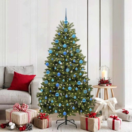 Árbol de Navidad artificial Verde 180 cm PVC y Metal en Decoración Festiva y Estacional | Comprar online en Foru.es