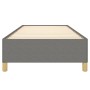 Estructura de cama de tela gris oscuro 100x200 cm de vidaXL, Camas y somieres - Ref: Foro24-347142, Precio: 98,46 €, Descuent...