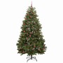 Árbol de Navidad artificial Verde 210 cm PVC y Metal en Decoración Festiva y Estacional | Comprar online en Foru.es