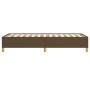 Estructura de cama de tela marrón 90x200 cm de vidaXL, Camas y somieres - Ref: Foro24-347136, Precio: 92,54 €, Descuento: %