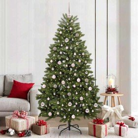Árbol de Navidad artificial Verde 210 cm PVC y Metal en Decoración Festiva y Estacional | Comprar online en Foru.es