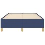 Estructura de cama de tela azul 120x200 cm de vidaXL, Camas y somieres - Ref: Foro24-347155, Precio: 119,52 €, Descuento: %