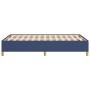 Estructura de cama de tela azul 120x200 cm de vidaXL, Camas y somieres - Ref: Foro24-347155, Precio: 119,52 €, Descuento: %