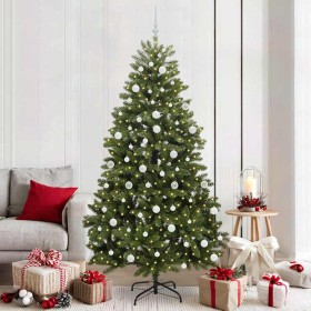Árbol de Navidad artificial Verde 210 cm PVC y Metal en Decoración Festiva y Estacional | Comprar online en Foru.es