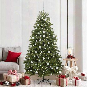 Árbol de Navidad artificial Verde 210 cm PVC y Metal en Decoración Festiva y Estacional | Comprar online en Foru.es