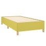 Estructura de cama de tela verde 90x200 cm de vidaXL, Camas y somieres - Ref: Foro24-347140, Precio: 74,15 €, Descuento: %