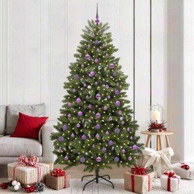 Árbol de Navidad artificial Verde 210 cm PVC y Metal en Decoración Festiva y Estacional | Comprar online en Foru.es