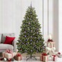 Árbol de Navidad artificial Verde 210 cm PVC y Metal en Decoración Festiva y Estacional | Comprar online en Foru.es