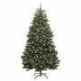Árbol de Navidad artificial Verde 210 cm PVC y Metal en Decoración Festiva y Estacional | Comprar online en Foru.es