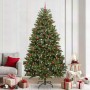 Árbol de Navidad artificial Verde 240 cm PVC y Metal en Decoración Festiva y Estacional | Comprar online en Foru.es