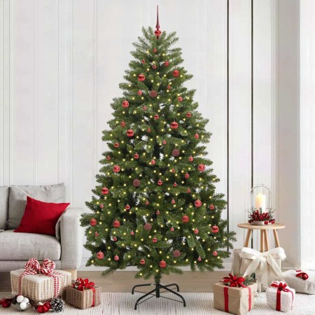 Árbol de Navidad artificial Verde 240 cm PVC y Metal en Decoración Festiva y Estacional | Comprar online en Foru.es