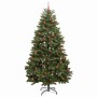 Árbol de Navidad artificial Verde 240 cm PVC y Metal en Decoración Festiva y Estacional | Comprar online en Foru.es