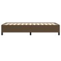 Estructura de cama de tela marrón 90x200 cm de vidaXL, Camas y somieres - Ref: Foro24-347037, Precio: 104,80 €, Descuento: %