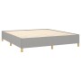 Estructura de cama gris claro tela 180x200 cm de vidaXL, Camas y somieres - Ref: Foro24-347181, Precio: 163,06 €, Descuento: %